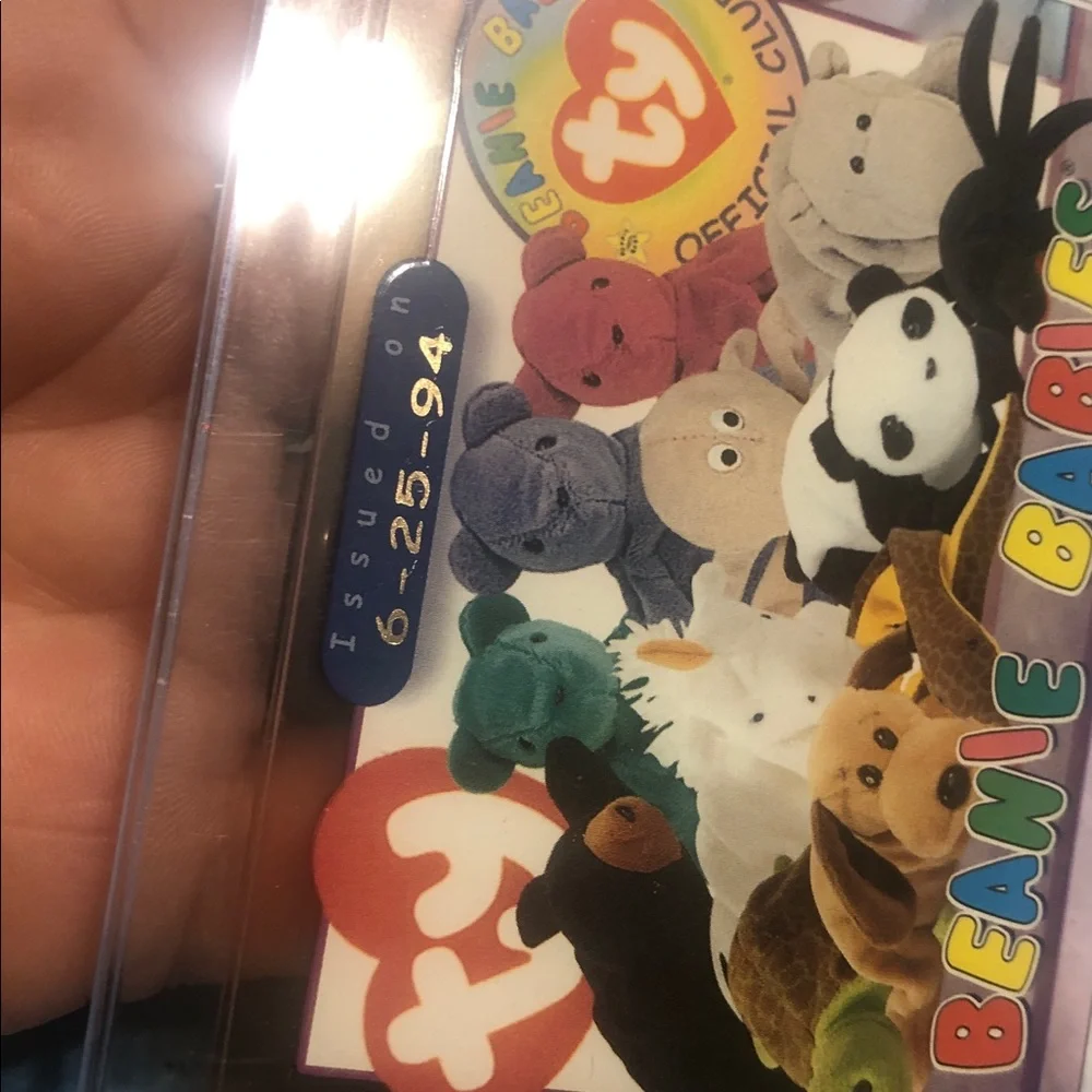 Ty Beanie Babies Card – Multicolor Plush Characters